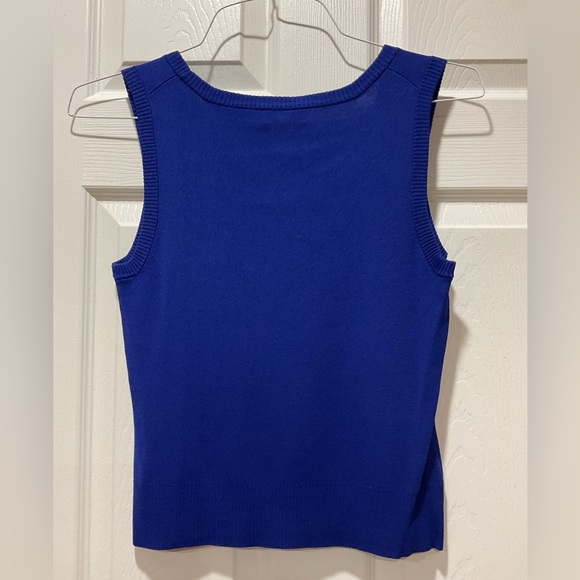 Sweater with matching shell set in blue - Picture 5 of 8